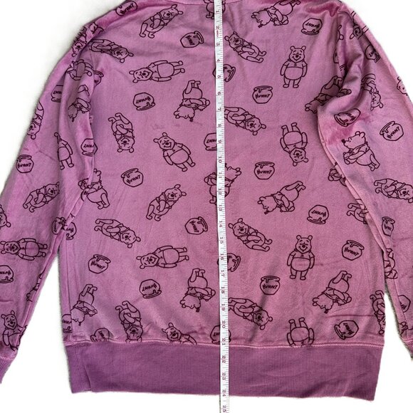 Disney Winnie The Pooh Women's Small Pajama Set Pink Velour. Very good condition - Picture 5 of 7